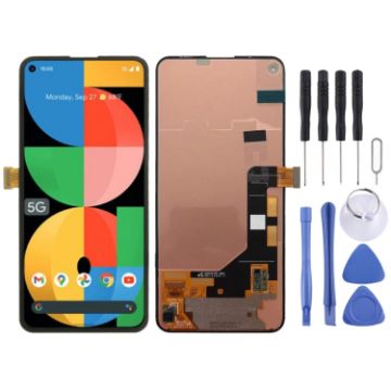 OEM LCD Screen for Google Pixel 5A 5G 2021 with Digitizer Full Assembly - 1
