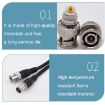 BNC Male To Female Connection Cable 1.5m - Full Copper Coaxial Cable - 5