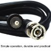 BNC Male to RCA Male Cable 3m - HD Video Coaxial Cable - 3