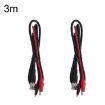 2pcs BNC To 2 x Crocodile Clips Coaxial Cable, 3m Length - 1