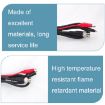 2pcs BNC To 2 x Crocodile Clips Coaxial Cable, 3m Length - 4