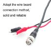 2pcs BNC To 2 x Crocodile Clips Coaxial Cable Video Cable - 3
