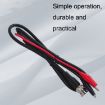 2pcs BNC To 2 x Crocodile Clips Coaxial Cable Video Cable - 5