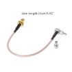 SMA Female to CRC9/TS9 RF Coaxial Connector Adapter Cable, 15cm - 3