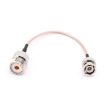 UHF SO239 Female to BNC Male RG316 Cable - 15cm Length - 3