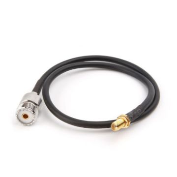 SMA Female to UHF SO239 PL259 Female RG58 Cable 50cm - 1