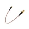 RG316 SMA Female to MMCX Right Angle Male Braid Cable 15cm - 2