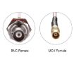 20cm BNC Female to MCX Female RG316 Cable - 3