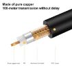 BNC Male to RCA Female Coaxial Cable, 0.35m Length - 3