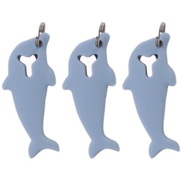 Blue Dolphin Shape Card Opening Needle - Set of 3 - 1