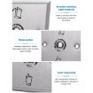 Stainless Steel Exit Button Metal Access Control Switch - 5