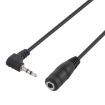 2.5mm Male to 3.5mm Female Audio Stereo Converter Adapter Cable - 1