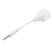 CAT5 RJ45 to 3.5mm Audio Adapter - 13cm Length - 3