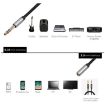 6.35mm Male to 3.5mm Female Audio Adapter Cable - 1.5m Length - 5