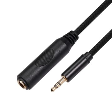 6.35mm Female to 3.5mm Male Audio Adapter Cable, 1.5m Length - 1