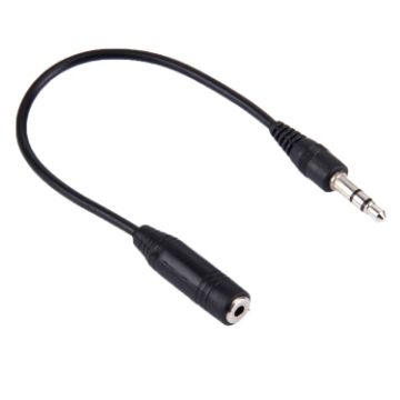 3.5mm Male to 2.5mm Female Converter Cable, 25cm Length - 1