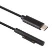 USB-C to 6 Pin Magnetic Male Laptop Power Charging Cable for Microsoft Surface Pro 7/6/5 - 2