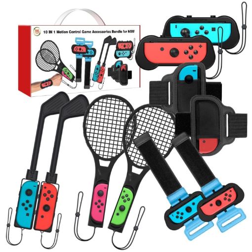 JYS-NS215 10 In 1 Sports Accessories Set for Nintendo Switch - 1