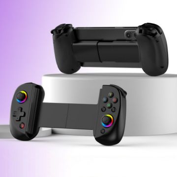 D8 Mobile Phone Stretch Band Gamepad for PC/Android/IOS, Black - 1