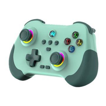 Green Wireless Gaming Vortex Dual Hall Body Grip for Switch/PS3/PS4/Android/IOS - 1