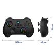 Wireless Gaming Vortex Dual Hall Body Grip for Switch/PS3/PS4 - Black - 3