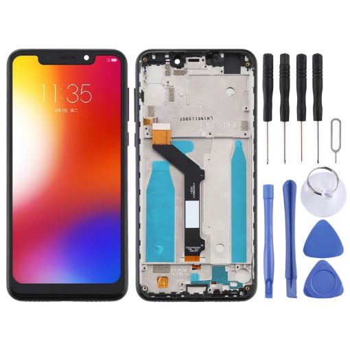 Motorola Moto One TFT LCD Screen Digitizer Full Assembly with Frame - 1