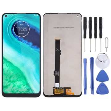 Motorola Moto G8 TFT LCD Screen with Digitizer - Black - 1