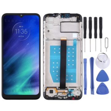 Motorola One Fusion TFT LCD Screen Digitizer Assembly with Frame - 1