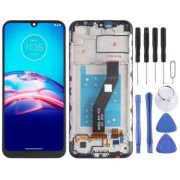 Motorola Moto E6S XT2053 TFT LCD Screen with Frame - Black - 1