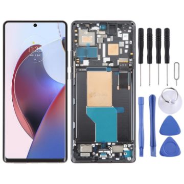 LCD Screen For Motorola Moto Edge 30 Ultra With Frame - 1