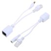 2 in 1 RJ45 POE Injector and Splitter Cable Set - White - 2