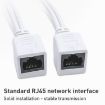 2 in 1 RJ45 POE Injector and Splitter Cable Set - White - 4