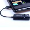 USB to RJ45 10/100 Mbps Ethernet Adapter - Black - 2