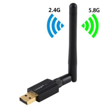 EDUP EP-AC1661 Bluetooth 4.2 Dual Band 11AC 600Mbps USB WiFi Adapter - 1