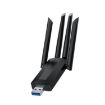 4-Antennas Dual-Band USB3.0 Wireless Network Adapter - 1