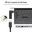 USB-C Female to 5.5 x 2.5mm Male Plug Adapter - Connector - 4