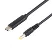USB-C to 5.5 x 2.5mm Laptop Power Cable - 1.5m (Black) - 2
