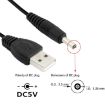 USB Male to DC 3.5 x 1.35mm Power Cable - 1.2m (Black) - 3