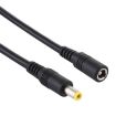 5m Black DC Power Extension Cable - 8A Female to Male, 5.5 x 2.5mm - 3