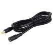 5m Black DC Power Extension Cable - 8A Female to Male, 5.5 x 2.5mm - 4