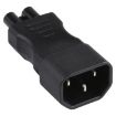 C5 to C14 AC Power Plug Adapter - Converter Socket - 1