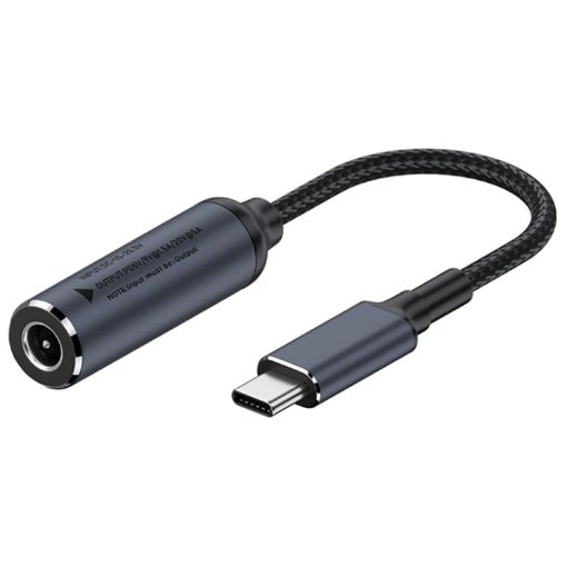 DC 5.5 x 1.7mm to USB-C Male 100W Charging Adapter - Computer Connector - 1