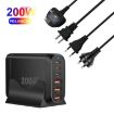 GaN PD100W Type-C x 3 + USB x 3 Multi Port Laptop Adapter EU Plug - 3