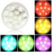 14 LED Multi Color Light with Remote Control - Silver - 2