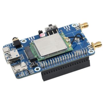 Picture of Waveshare SIM7600G-H M.2 4G HAT LTE CAT4 High Speed GNSS Global Band Module for Raspberry Pi
