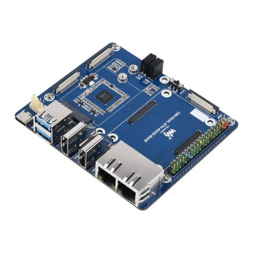 Waveshare Dual Gigabit Ethernet Base Board for Raspberry Pi CM4 - 1