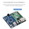 Waveshare Dual Gigabit Ethernet Base Board for Raspberry Pi CM4 - 3