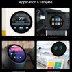 Waveshare 5-Inch HDMI Circular Touch Screen - 1080x1080 IPS Display - 9