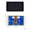 Waveshare 7" 800x480 IPS Touch Display - DSI Interface - 4