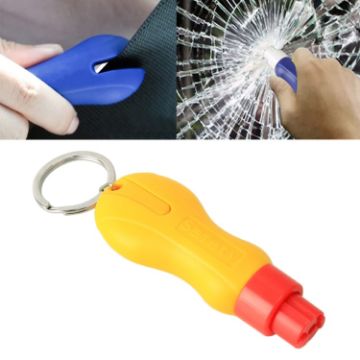 Mini Car Safety Rescue Hammer Seat Belt Cutter Glass Breaker - 1
